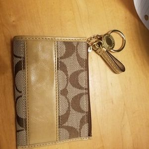 Coin, card, cash mini wallet.